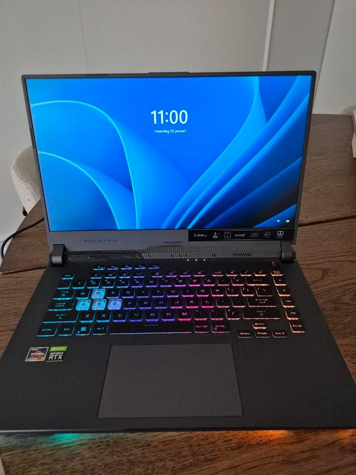 ASUS ROG Strix G15 Gaming Laptop, Computers en Software, Windows Laptops, Zo goed als nieuw, 15 inch, SSD, 3 tot 4 Ghz, 16 GB