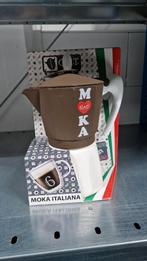 Koffiepotje 6 Kops Italia Golosa - Percolator / Moka, Afneembaar waterreservoir, Verzenden, Gemalen koffie, 4 tot 10 kopjes