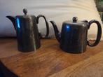 Verzilverde Theepotten Set Walker & Hall Sheffield, Ophalen of Verzenden, Zilver