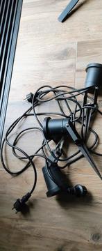 Drie stoere buitenlampen met grondspiezen, Ophalen of Verzenden, Gebruikt