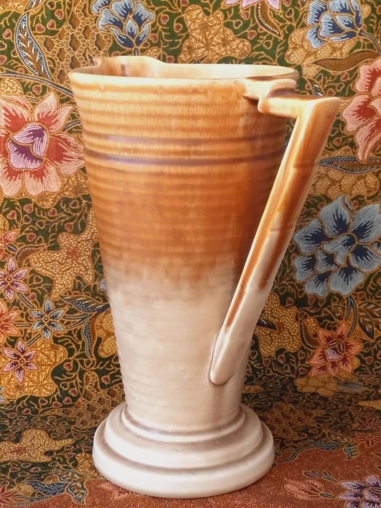 Prachtige originele Art Deco schenkkan uit Engeland 26 cm., Ophalen of Verzenden