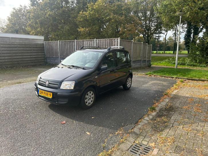 Fiat Panda 1.2 2011 Zwart, Auto's, Fiat, Particulier, Panda, Airbags, Airconditioning, Centrale vergrendeling, Radio, Benzine