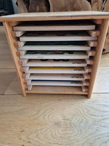 Educo Houten Puzzels - Set van 8 beschikbaar voor biedingen