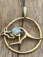 Kangoeroe Hanger met Edelsteen, Ophalen of Verzenden, Zo goed als nieuw, Met edelsteen, Goud