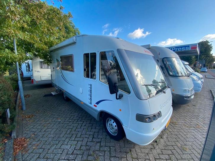 Dethleffs Globetrotter Esprit I5830 - 1e eigenaar dakairco, Caravans en Kamperen, Campers, Particulier, tot en met 4, Integraal