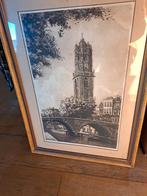 Schilderij van de Domtoren in Utrecht, Ophalen