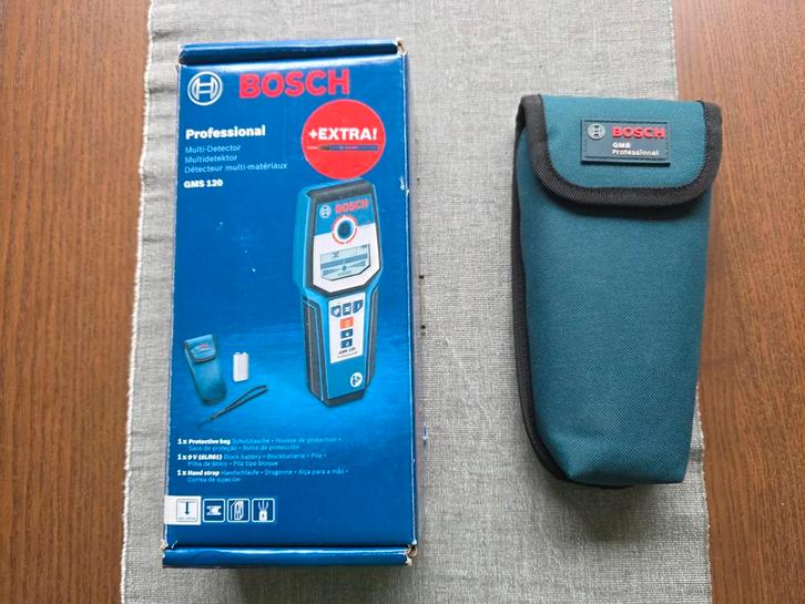 Bosch Professional GMS 120 Muurscanner, Doe-het-zelf en Verbouw, Meetapparatuur, Zo goed als nieuw, Ophalen of Verzenden