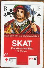 RODE KRUIS - SKAT Speelkaarten - + info over bloedgroepen, Ophalen of Verzenden, Nieuw, Speelkaart(en)