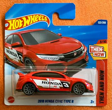 Hot Wheels 2018 Honda Civic type R rood beschikbaar voor biedingen