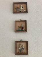 Drie 3D schilderijtjes van beren, Ophalen, Zo goed als nieuw