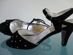 GRATIS VERZENDEN | sexy zwarte vintage sandalen 40, Sandalen of Muiltjes, Zo goed als nieuw, Zwart, Verzenden