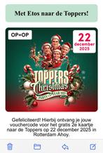 Gratis 2e kaartje Toppers Christmas 22 december Ahoy, Eén persoon