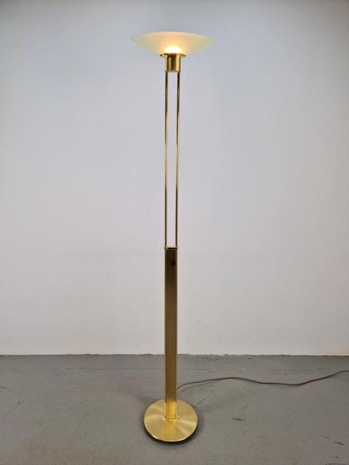 Regency Holtkotter Torchiere messing vloerlamp 2517-1-P1 dim, Huis en Inrichting, Lampen | Vloerlampen, Zo goed als nieuw, 150 tot 200 cm