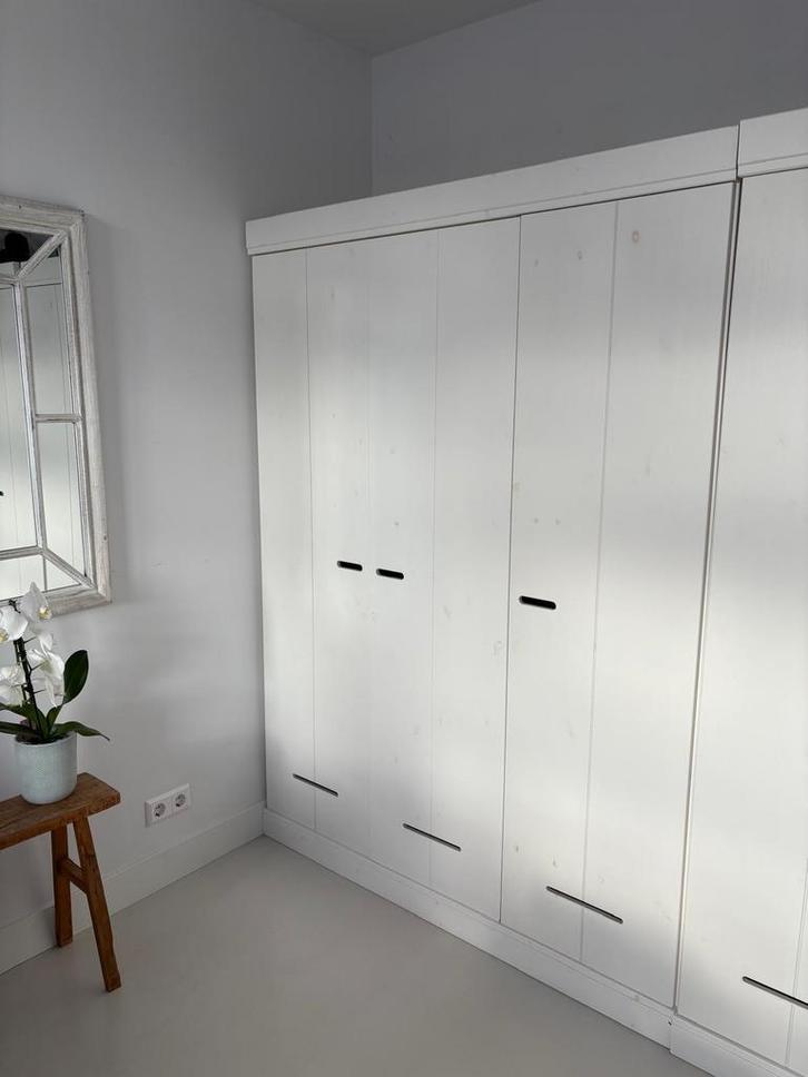 2 Mooie Houten Kledingkasten, Huis en Inrichting, Kasten | Kledingkasten, Gebruikt, 150 tot 200 cm, 100 tot 150 cm, 50 tot 75 cm