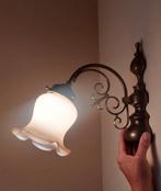 Vintage, retro sierlijke muurlamp, hanglamp, wandlamp, Ophalen of Verzenden, Gebruikt