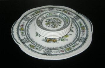 Dorset, Wood & Sons, Burslem, England, schaal + 6 schaaltjes beschikbaar voor biedingen