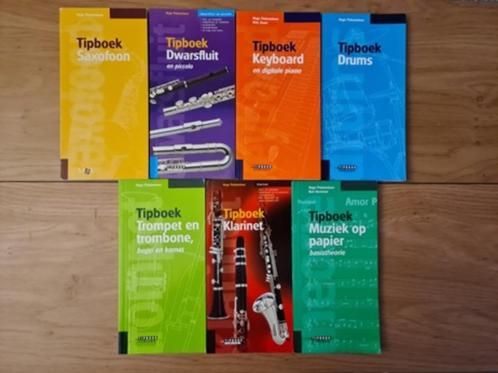 7 Tipboeken muziek, Boeken, Muziek, Zo goed als nieuw, Instrument, Ophalen