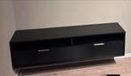 Zwarte tv kast met gouden grepen - Week oud!, Huis en Inrichting, Kunststof, 100 tot 150 cm, Ophalen of Verzenden, Zo goed als nieuw