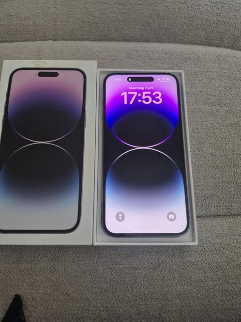 Apple iPhone 14 Pro Max 128gb batt 90%, Telecommunicatie, Mobiele telefoons | Apple iPhone, Zo goed als nieuw, 128 GB, iPhone 14 Pro Max