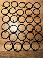 Ringen voor gordijnroeden, Minder dan 50 cm, Gebruikt, Grijs, Ophalen of Verzenden