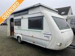 Rapido Club 420 T 2000; treinzit queensbed luifel, Caravans en Kamperen, Vast bed, Bedrijf, Treinzit, 750 - 1000 kg