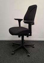 Kinnarps 6000 Free Float bureaustoel, Zwart gestoffeerd, Gebruikt, -, Zwart, -