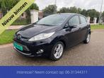 Nette Ford Fiesta 1.25 Titanium 2008 Zwart Airco Nieuwe Apk, Voorwielaandrijving, Stof, 4 cilinders, 1249 cc