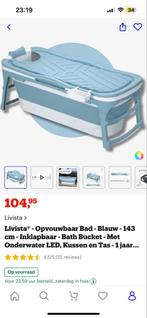 Opvouwbaar Bad - Blauw - 143 cm - Zo Goed Als Nieuw, Kinderen en Baby's, Badjes en Verzorging, Ophalen of Verzenden, Zo goed als nieuw