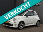 Fiat 500 1.0 Hybrid Sport | Schuifdak | Leder | NAP, Gebruikt, 4 stoelen, Leder en Stof, Wit