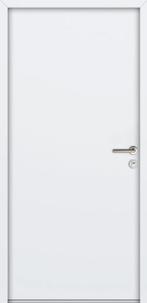 Stalen buitendeur 96x218 Wit Rechts, Doe-het-zelf en Verbouw, Deuren en Horren, 80 tot 100 cm, 215 cm of meer, Nieuw, Ophalen of Verzenden