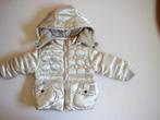 zilveren winterjas winter jas feetje 74, Kinderen en Baby's, Babykleding | Maat 74, Jasje, Meisje, Gebruikt, Ophalen of Verzenden