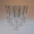 Set van zes Cristal d'Arques Champagneglazen, Ophalen of Verzenden