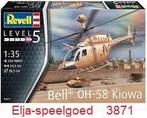 Revell 1:35 OH-58 KIOWA 3871 Helikopter modelbouw, Nieuw, Ophalen of Verzenden, Groter dan 1:72, Revell