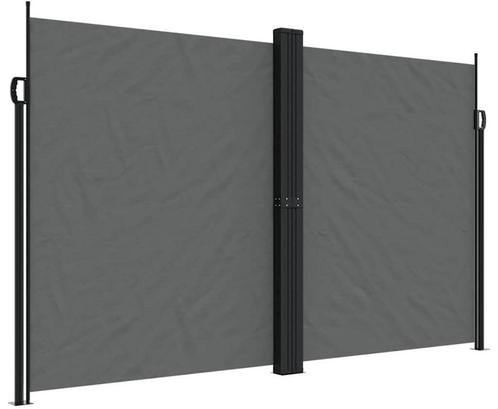 Windscherm uittrekbaar 200x1000 cm antracietkleurig, nieuw, Caravans en Kamperen, Windschermen, Zo goed als nieuw, Uittrekbaar