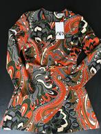 Zara jurk met lange mouwen, Kleding | Dames, Zara, Nieuw, Oranje, Ophalen of Verzenden