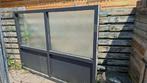 Houten Afscheidingspaneel met Glas - 1.80x2.50m, Ophalen, Minder dan 3 meter, Hout, 1 tot 2 meter