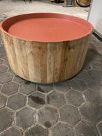 Bijzettafel tub light rood by-boo, Ophalen