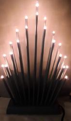 Metalen staande raam, tafel kerstverlichting in mooie vorm., Ophalen of Verzenden, Gebruikt