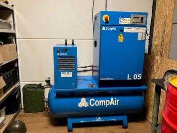Compressor Compair 5.5kW met Koeldroger beschikbaar voor biedingen