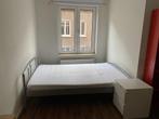 Bed frame + mattress, Huis en Inrichting, Slaapkamer | Bedden, Grijs, Gebruikt, 140 cm, Metaal