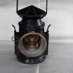 antieke, metalen spoorweglantaarn / militaire lantaarn, Ophalen