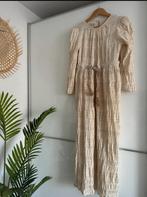 Linnen zomerjurk beige, Kleding | Dames, Jumpsuits, Ophalen of Verzenden, Nieuw, Beige