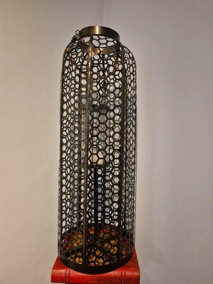 Decoratieve metalen lantaarn, Antiek en Kunst, Kunst | Designobjecten, Ophalen