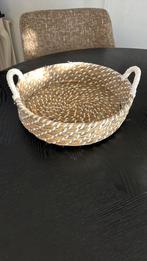 Mand van zeegras, zgan!, Huis en Inrichting, Woonaccessoires | Schalen en Manden, Ophalen, Zo goed als nieuw, Rond, Riet