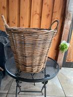 Rieten mand - Kerstboom, Tuin en Terras, Bloembakken en Plantenbakken, Ophalen, Overige materialen, Minder dan 60 cm, Rond