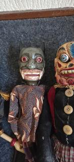 9 wajang/wayang golek poppen te koop, Antiek en Kunst, Kunst | Beelden en Houtsnijwerken, Ophalen of Verzenden