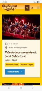 Oktoberfeest Sittard, Eén persoon
