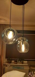 Mooie hanglamp glas  3 lichts hanglamp, Huis en Inrichting, Lampen | Hanglampen, Ophalen, 75 cm of meer, Chique, Glas
