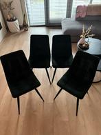 Velvet Eetkamerstoelen - 6 stuks € 100, Huis en Inrichting, Stoelen, Ophalen, Gebruikt, Overige kleuren, Stof