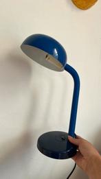 Vintage blauwe tafellamp, Huis en Inrichting, Lampen | Tafellampen, Ophalen of Verzenden, Zo goed als nieuw